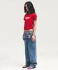 Kimseupeulesikoteunmakes (Unisex) Kims Bam Logo Tee Red