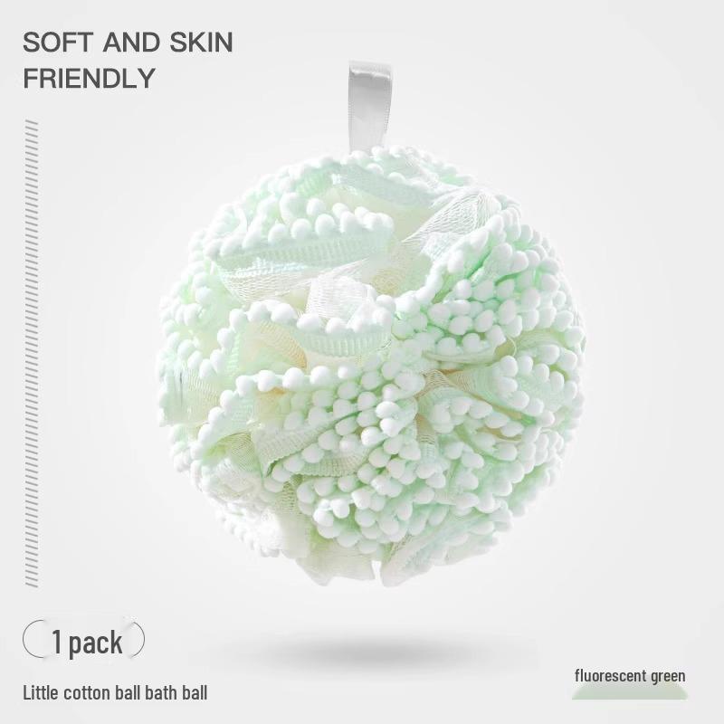 High-End, Durable and Soft Exfoliating Bath Ball for Men and Women – Large Size for Luxurious Bubbles