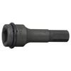 TONE Impact Hexagon Socket 12mm Hexagon Size Semi-Long 4AH-12L75, 12.7mm (1/2") Drive,