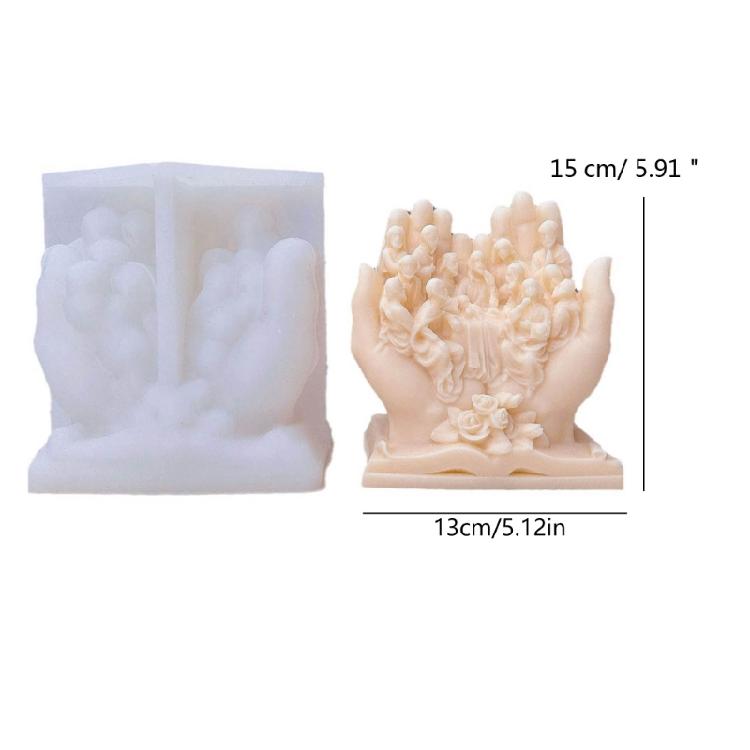 Religious Statue Candle Mold for Making Candle Home Decor DIY Art Craft