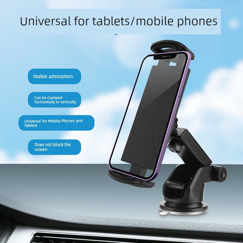 Car Dashboard Glass Suction Cup Mobile Phone Holder Universal Tablet Navigation Car Mount