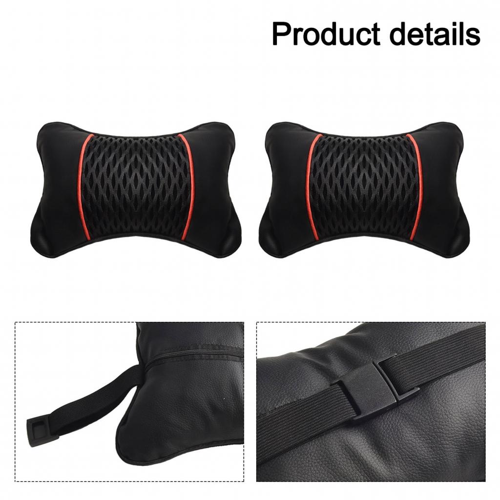 1 Pair Pillow 27x18cm Car Pillow Car Styling Comfortable