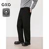 GXG Men's Black Volcanic Fleece Lined Loose Straight Leg Jeans