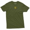 Tricou bărbătesc Trident Ucraina steag Ucraina național Trident militar tricou