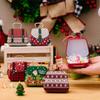Christmas Tin Gift Box Mini Handbag Design Candy Container for Kids/Portable Cookie Storage/Holiday Decoration