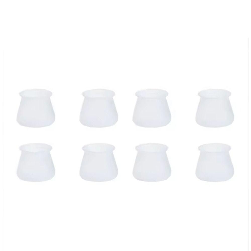 8Pcs Round Shape Chair Leg Cap Non-slip Chair Leg Floor Protector Furniture Leg Pad  Table Chair
