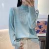 Base Layer Women's Semi-high-neck Knitted Sweater Women's Loose-fitting Inner Sweater
