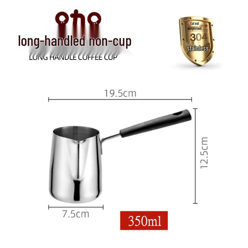 

Питчер для латте-арта из нержавеющей стали 304 с утолщенной бакелитовой ручкой, защищающей от ожогов