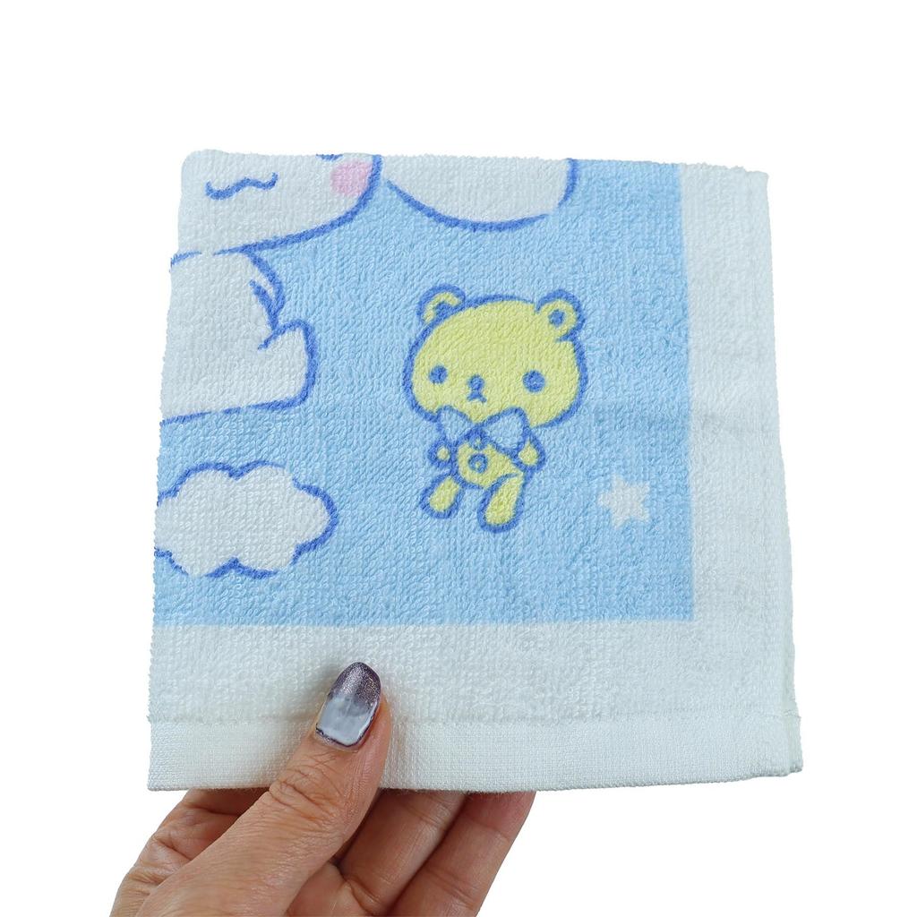Marushin Hand Towel Set Sanrio Cinnamoroll Blue Sky Photo sanrio Cinnamon Girl Cute Character Wash Towel Hand Towel Towel Towel Handkerchief Cotton