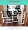 Indoor Pet Barrier: Removable No-Drill Dog Gate for Stairs & Balconies