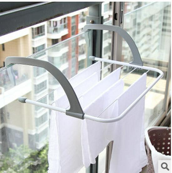 Multi-Functional Foldable Drying Rack for Clothes, Shoes, Balcony, Window Sill, Outdoor, and Radiator