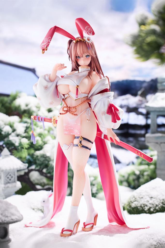 YOYOSKY USAMURAI Approximately 310mm tall scale painted PVC and ABS figure - (including base) 1/6