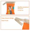 Cross-border Cartoon Print Hanging Baby Storage Bag, Reusable Diaper Bag with Wet/Dry Separation, Double-layer.