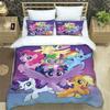 Cartone Animato My Little-P-Ponys Set Biancheria da Letto set squisito per il letto copripiumino set coperta piumino set biancheria da letto lusso regalo di compleanno