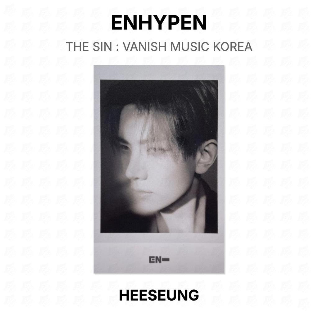 ENHYPEN THE SIN : VANISH MUSIC KOREA Official Photocard