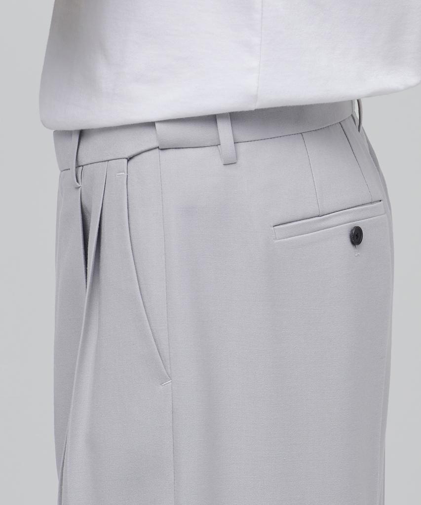 MUSINSA STANDARD Super Wide Hidden Banding Slacks [Light Gray]