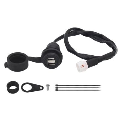 Dual-USB Charger- Plug Socket Adapter for MT-09 SP-MT07 XSR700 XSR900 Tracer- Motorcycle Accessories USB Charging Socket