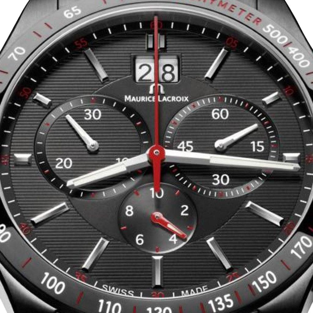 [MAURICE LACROIX] Miros Chronograph Quartz 41mm Metal Band MI1028-SS002-330-1