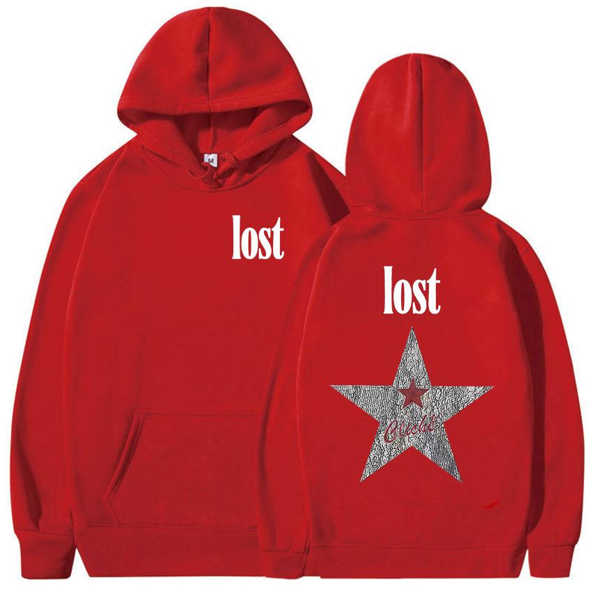 Rapper Mgk Lost Americana Tour 2025 Logo Hoodie Herren Damen Mode Pullover Kleidung Sweatshirt Retro Langarm Oversized Kapuzenpullover