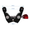 Super Clamp Metal Camera Clamp Double Ball Head Mount 360° Ballhead Magic Arm Adapter w/ 1/4"-3/8" for DSLR Camera/Monitor Light