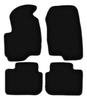 BASIC Black Velour Floor Mats For: Mitsubishi Colt VII Hatchback (2004-2008)