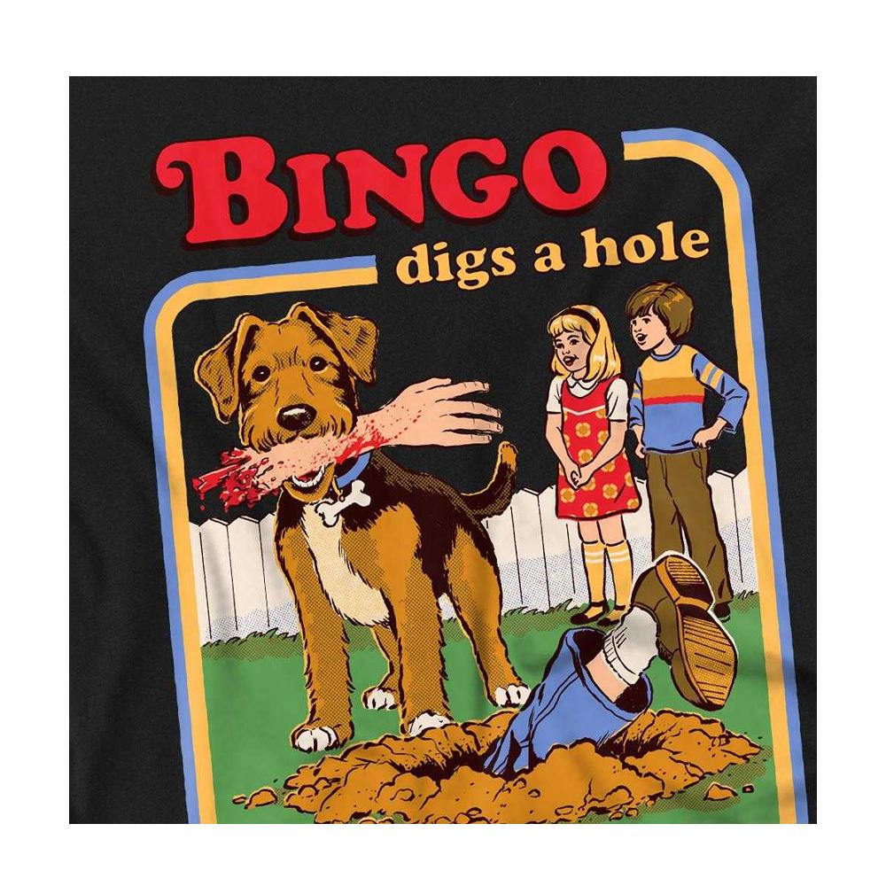 Steven Rhodes Unisex Adult Bingo Digs A Hole Long-Sleeved T-Shirt