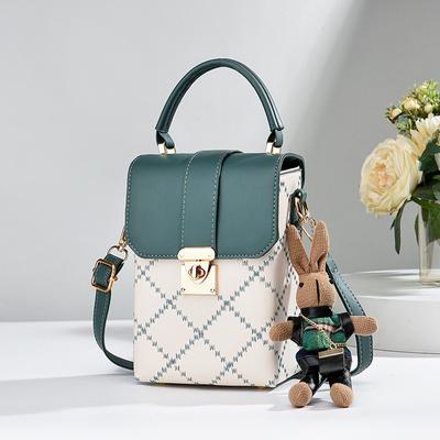 New Fashion Versatile Mini Phone Bag High Quality Retro Small Square Bag Girls' Shoulder Crossbody Bag Handbag and Purses