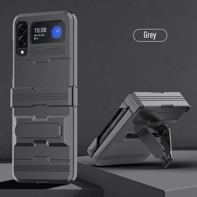 Heavy Duty Schutz Rüstung Stand Halter Abdeckung Fall für Samsung Galaxy Z Flip3 5g Flip 3 Nicht-Slip telefon Tasche Fällen
