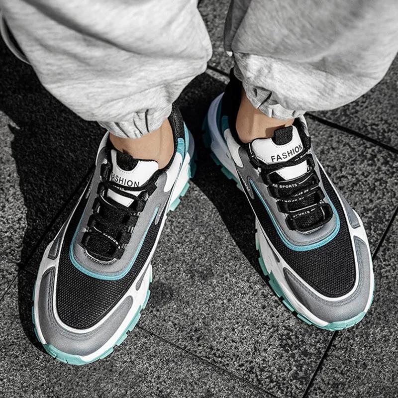 Luxury 2024 Breathable Sports Shoes Versatile Casual Shoes Mesh Breathable Men's Shock Absorbing Marathon Running Shoes Sneakers