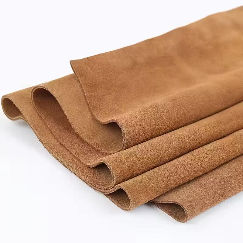 Flip over cowhide, genuine leather material, whole shoe material, handmade DIY leather goods, luggage, boots, hand-held bag, raw