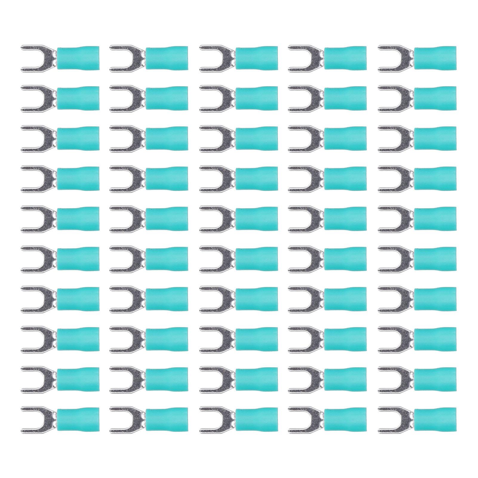 

50Pcs SV5.55 Crimp Terminal Safe AWG 1210 UType Wire Connector for Electronics Industry Street