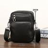 Niu Langshi Men'S Leather Crossbody Bag Wearable Belt Waist Bag Trendy Fashion Small Backpack Small Bag