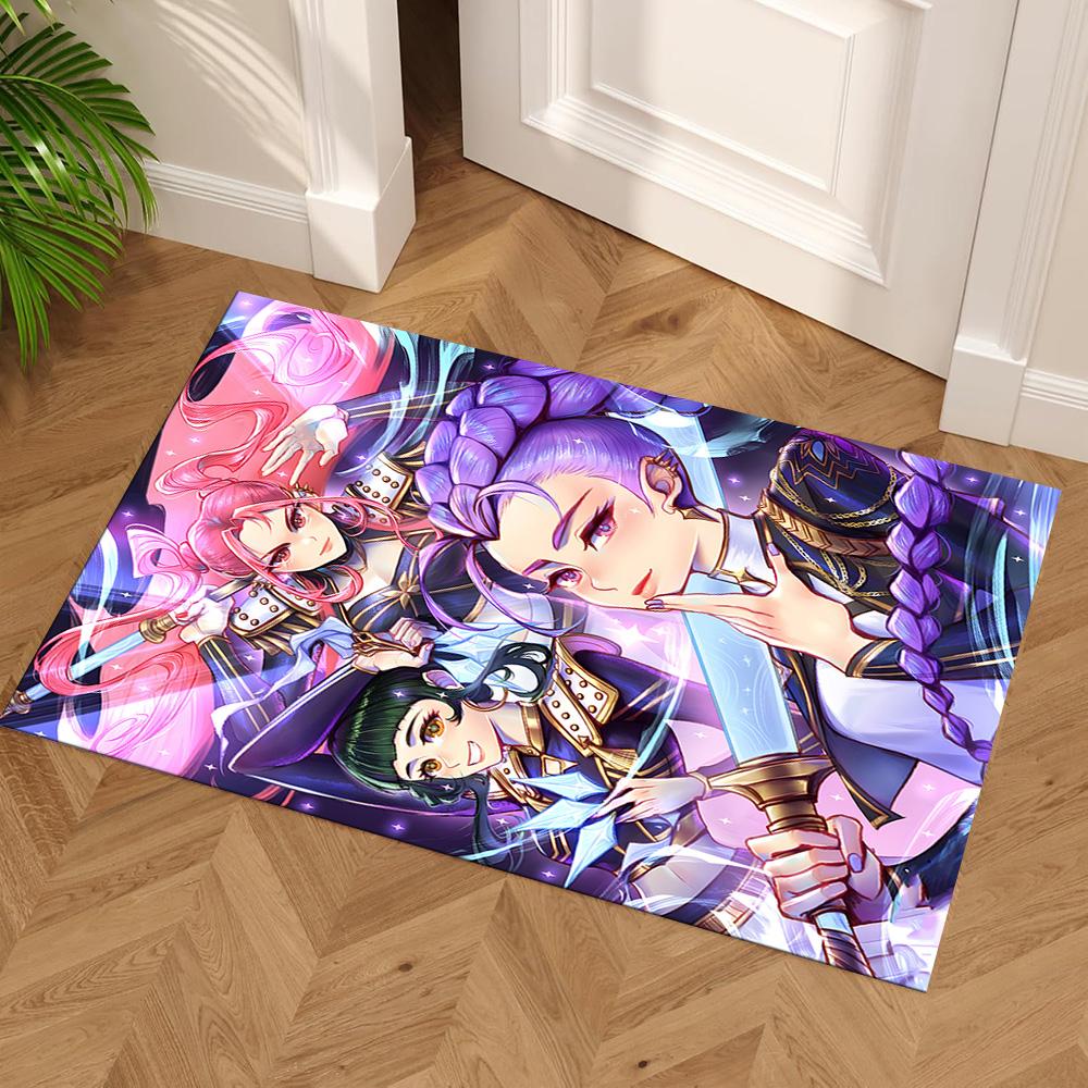 Dreams Urban Vibes Area Rug Design for Study room Game Room Hallway Balcony Anti-slip Rug Anime Office Decor Gift for Festivals