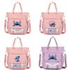 Lilo Stitch Kids Canvas Shoulder Bag With Colorful Print For Daily Use