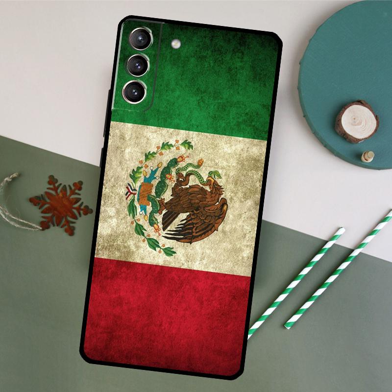 Mexico Mexican Flag Phone Case For Samsung Galaxy S26 S25 Ultra S20 S21 S22 S23 S24 S10 Plus S25 FE Back Cover