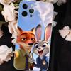 Z-ZootopiaS 2 1 Movie Phone Case For IPhone 17 16 15 Plus 14 13 Mini 12 11 Pro Max Soft Shell Cover