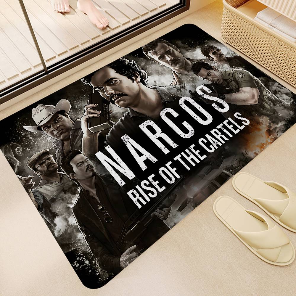 Narcos TV Pablo Escobar Floor Mat Non-Slip Laundry Room Mat Laundry Decor Balcony Child Living Room Bedside Mats