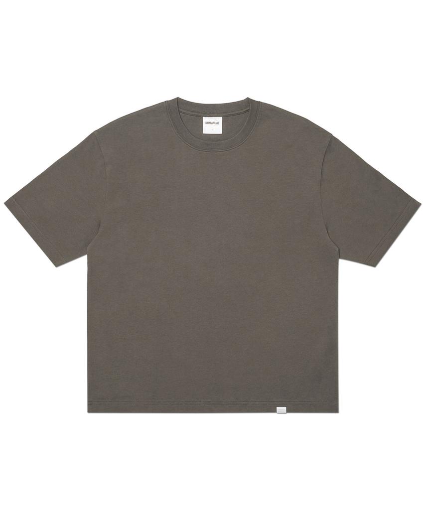 Nomaenyueol Nm Plain Crop T-Shirt - Charcoal