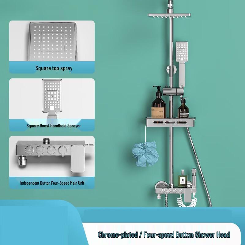 4-Mode Pressurized Shower System