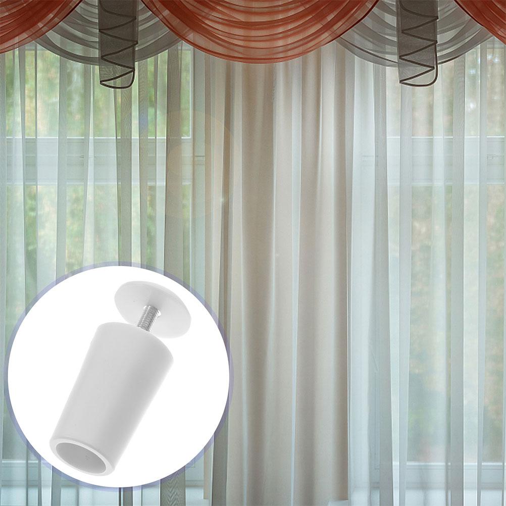 2 Stück Weiße Kunststoff-Aluminiumlegierung Jalousie-Stopper Vorhang-Begrenzer Rollladen-Reparaturteile Puffer-Stopper Rollläden Jalousie