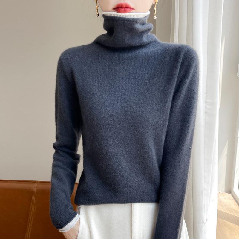 Two-piece Cardigan for Women's Autumn and Winter Style Soft and Glutinous Skin-friendly Cashmere Sweater Versatile Fashion Sweater