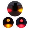 2Pcs 12V/24V LED Side Marker Light Truck Light Indicator Trailer Lorry Lamps Van Caravans Safety Warning Light Turn Signal Lamp