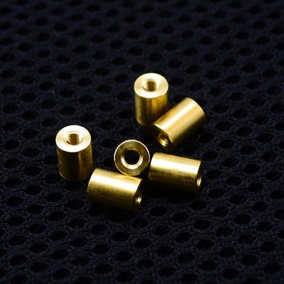 10pcs/lot Cylindrical Screw Rod Brass M3 Connecting Screw Rod Nut Screw Tightening Stud