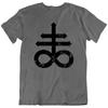 Satan Devil Symbol 666 Sign Leviathan Cross Funny T-Shirt Tee Gift New