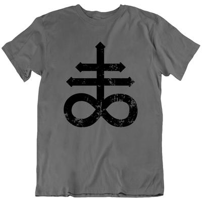 Satan Devil Symbol 666 Sign Leviathan Cross Funny T-Shirt Tee Gift New