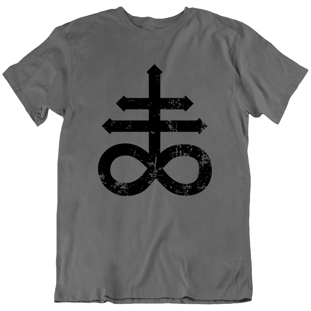 Satan Devil Symbol 666 Sign Leviathan Cross Funny T-Shirt Tee Gift New