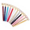 1pcs Popular Big Diamond Pen Metal Glass Fashion Water Diamond Pen Rotating Stationery Ball Pen Office Signature Pen