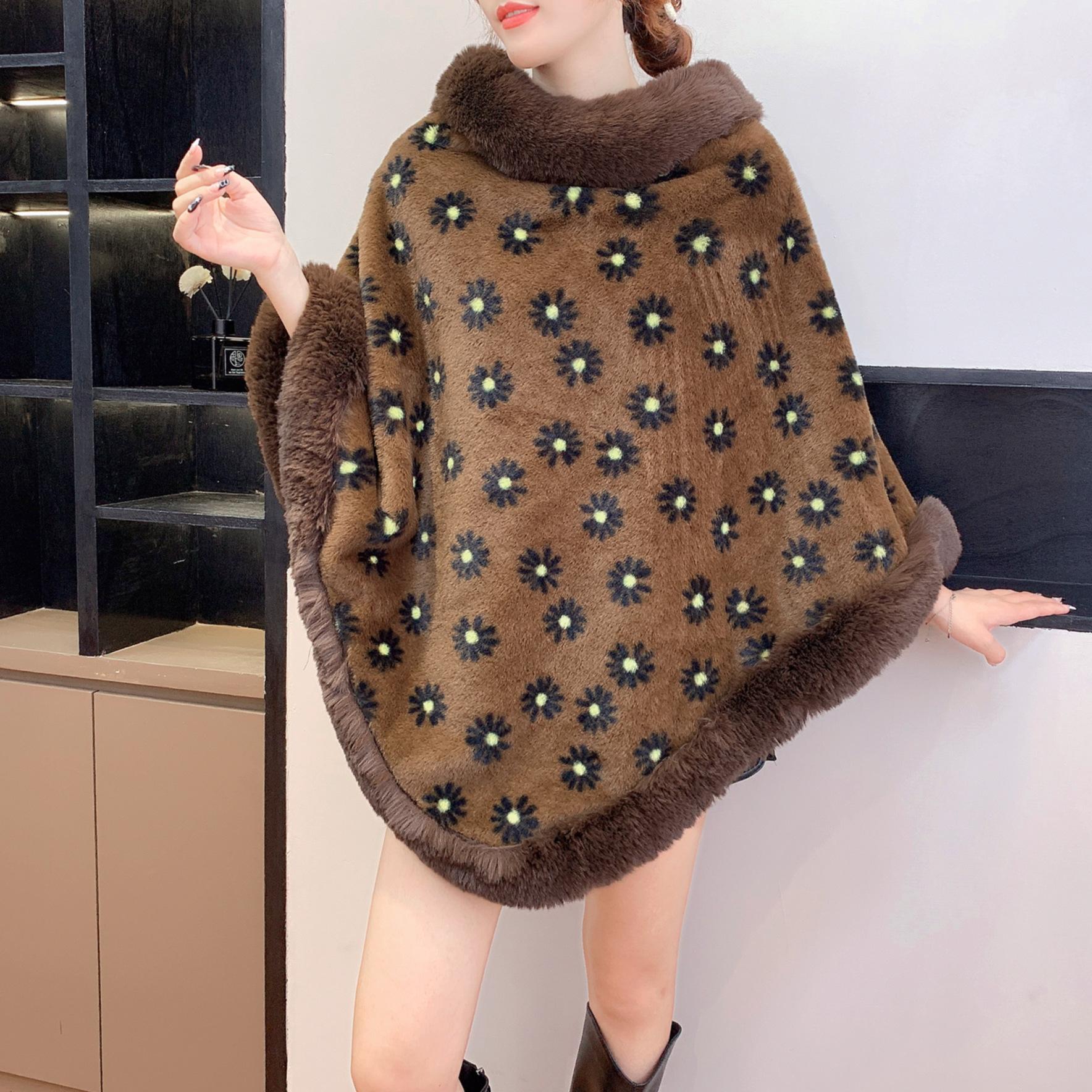 

2025 New Pullover Women s Long Sleeved Shawl кавовий