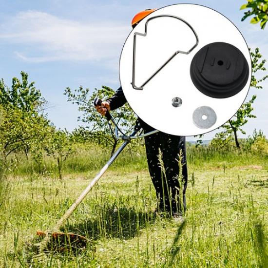 Gräsklippartillbehör Svart Plast Plastkåpa Skyddspackning Rött Stål