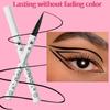 DUNUF 1 Adet Uzun Süre Kalıcı Eyeliner Ultra İnce Pürüzsüz Hızlı Kuruyan Sıvı Eyeliner Su Geçirmez, Ter Geçirmez ve Yeni Başlayanlar İçin Uygun